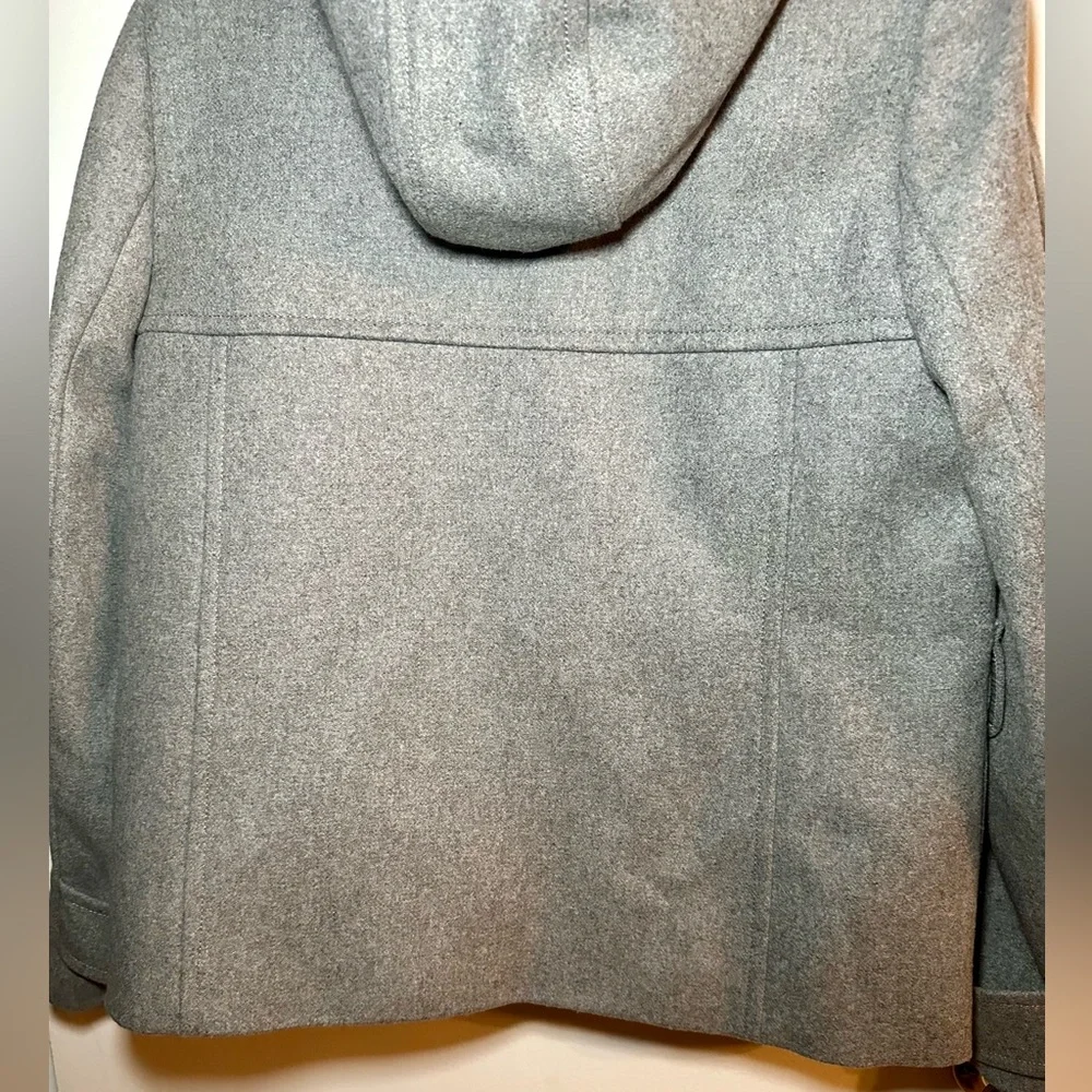 J. Crew gray classic duffle coat with toggles Size 12 - Picture 12 of 16